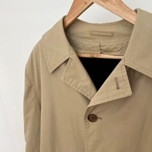 Vintage Harbor Master Trench Coat with Zip In Sherling Lining
